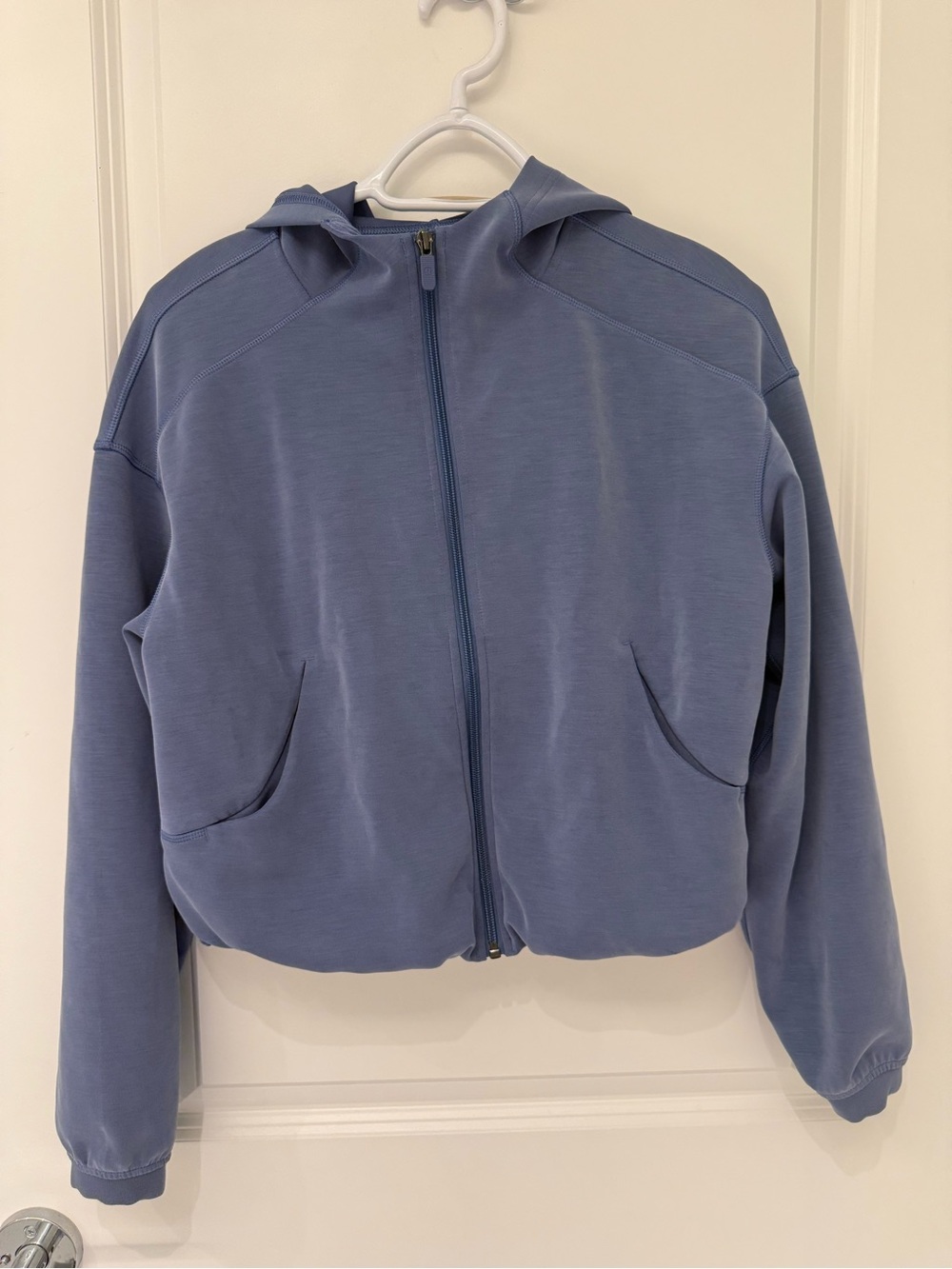 lululemon Softstreme Full-Zip Hoodie - Like New - Size 4 - Oasis Blue